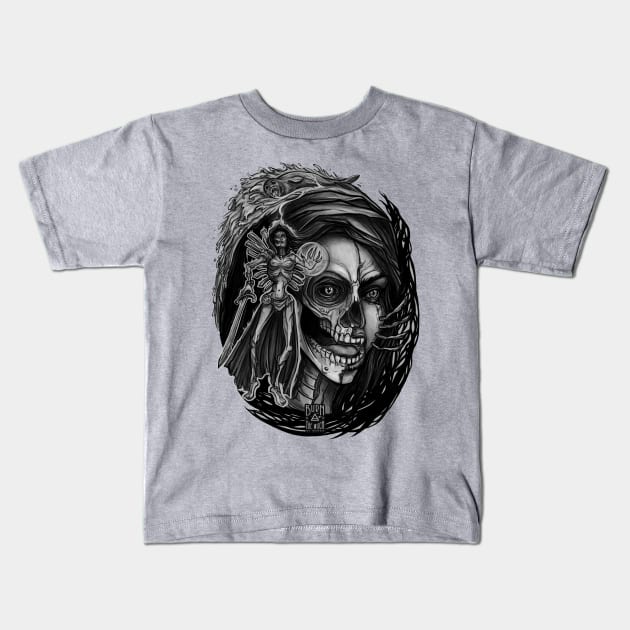 Draugr - nordic ghost Kids T-Shirt by BTW-byMargo